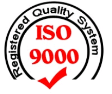 Fig. 9 Example of an ISO 9000 certification «stamp»
