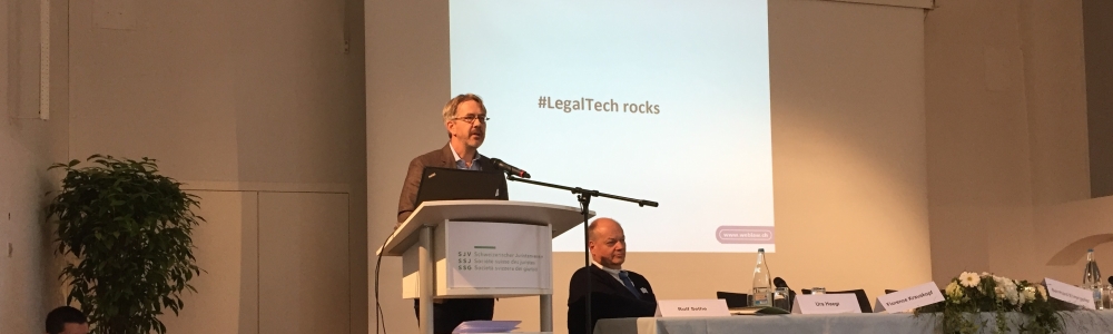 LegalTech Blog – LegalTech am Schweizer Juristentag.